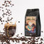 Bings Bru Blend Coffee Beans - 250g with mug of coffee and coffee beans