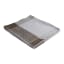 Aranda Coffee & Cobblestone Geometry Protea Throw, 200cm x 240cm