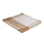 Aranda Leather & Bone Geometry Protea Throw, 200cm x 240cm