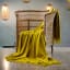 Aranda Gold Nugget Melody Throw, 150cm x 200cm on a chair