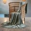 Aranda Olive Melody Throw, 150cm x 200cm on a chair