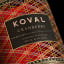 Koval Organic Cranberry Gin Liqueur, 500ml label close up