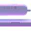 Ordo Sonic Plus Toothbrush & Charging Travel Case - Pearl Violet showing the product's buttons
