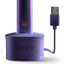 Ordo Sonic Plus Toothbrush - Pearl Violet showing the product's charging station
