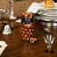 Lakrids by Bulow Festive Classic Caramel Coated Liquorice, 295g on the table