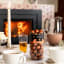 Lakrids by Bulow Festive Classic Caramel Coated Liquorice, 295g on the table