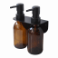 Joon Matte Black Luna with Amber Bottle - Double
