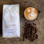 Monarch Coffee Cartel Queen's Blend Coffee Beans, 250g - Refill Bag with a cup of coffee