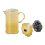 Le Creuset Chamomile Coffee Press, 1L angle