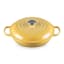 Le Creuset Chamomile Signature 3.5 Litre Shallow Casserole, 30cm angle