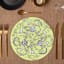 Simply Placemats Lime Paper Place Mat, Pack of 24 on the table