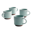 Salisbury & Co Terra Mug, Set of 4 - Sage