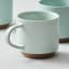 Salisbury & Co Terra Mug, Set of 4 - Sage detail