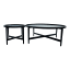 Hertex HAUS Essence Coffee Table - Sable detail with a side table