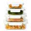 Kitchen Pro VersaLock Rectangular Glass Container - 640ml detail with other sizes