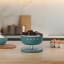 Smeg Kitchen Scale - Matt Emerald Green weighing chocolate