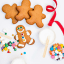 Harck & Heart Gingerbread Family DIY Kit, 225g on the table