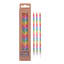 PME Rainbow Stripe Candles, Pack of 6