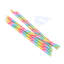 PME Rainbow Stripe Candles, Pack of 6 angle