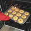 PME Mini Doughnut Non-Stick Pan, 12-Cup in an oven