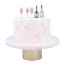PME Prosecco Candles, Set of 5 detail on a cake
