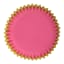 PME Foil Lined Cupcake Cases, Pack of 30 - Peach with Gold Foil Trim angle