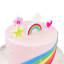PME Rainbow Candles, Set of 5 detail on a cake