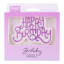 PME Happy Birthday Sparkly Candle - Pink packaging