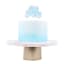 PME Happy Birthday Sparkly Candle - Blue detail on a cake