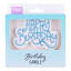 PME Happy Birthday Sparkly Candle - Blue packaging