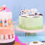 PME Candles, Set of 4 - Football on a cake