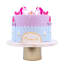 PME Candles, Set of 4 - Princess detail on a cake