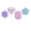 PME Candles, Set of 4 - Gem Stones