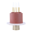 PME Glitter Candles, Pack of 16 - Gold detail on a cake