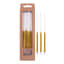 PME Glitter Candles, Pack of 16 - Gold