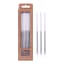 PME Glitter Candles, Pack of 16 - Silver