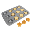 PME Non-Stick Pan, 12-Cup - Mini Star detail