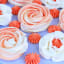 PME Medium Cupcakes Collection Jem Piping Nozzles, Set of 3 detail on a cake