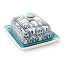 Humble & Mash Printed Ceramic Butter Dish showing a different angle