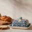 Lifestyle image of Humble & Mash Printed Ceramic Butter Dish