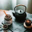 Doubleshot Coffee & Tea Premium Loose Leaf Forest Berries White Tea, 80g on the table