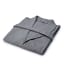 Nortex Dark Grey Waffle Bathrobe - Large