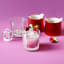 Zoku Crown Ice Moulds & Cocktail Glasses, Set of 4 in a glass
