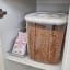 Trendz Of Today Large Airtight Food Storage Container - 15L with cat food