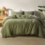 Linen House Moss Galene Duvet Cover Set - Queen
