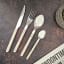 Nicolson Russell Louisiana Cutlery Set, 16-Piece - Ivory on the table