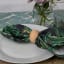 Nicolson Russell Light Wood Napkin Rings, Set of 4 on the table