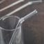 Nicolson Russell Vintage Glass Straws, Set of 4 - Clear in a glass