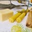 Natural beeswax rolled candles with cotton wick