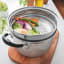 Tramontina Solar Stainless Steel Steamer Set, 2-Piece with veggies